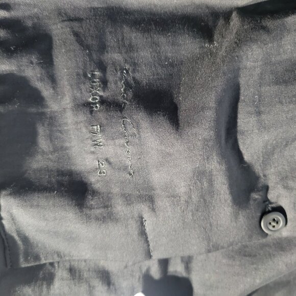 RICK OWENS Black Leather Biker Jacket IT 38, US 2 or XS - Picture 7 of 9